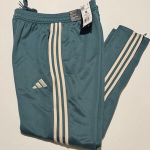Adidas Joggers Mens Medium Green Tiro Pants Zip Pockets